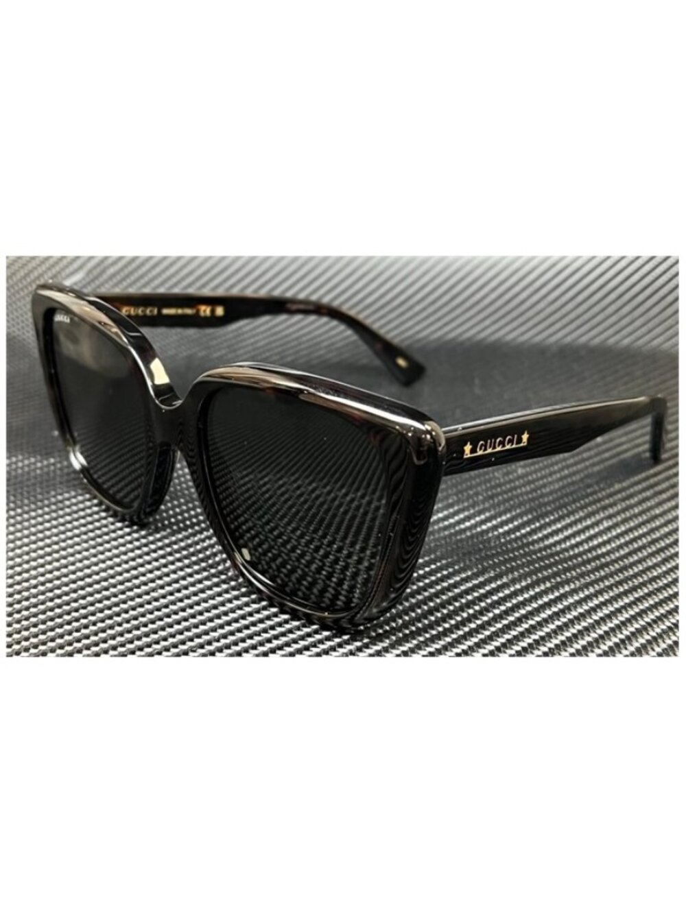 New Gucci Women Brown Havana Sunglasses 54-20-145